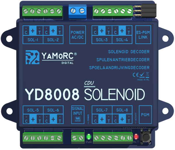 YaMoRC YD8008 - 8-fach Weichendecoder