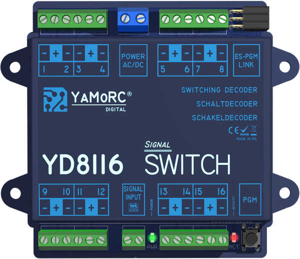 YaMoRC YD8116 - 16-fach Schaltdecoder